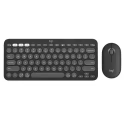 Logitech Pebble 2 Combo Wireless Keyboard and Mouse - Tonal Graphite | 920-012251