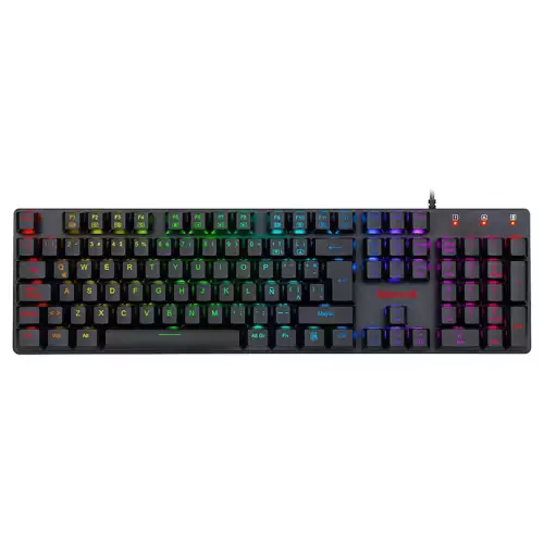 Redragon K589 Shrapnel RGB Wired Mechanical Gaming Keyboard – Blue Low-Profile Switches