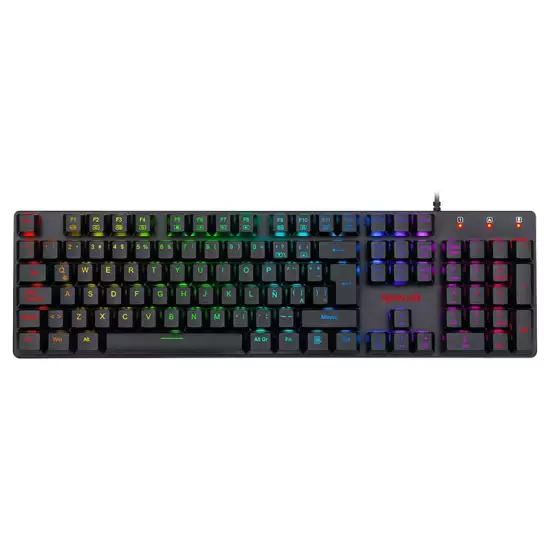 Redragon K589 Shrapnel RGB Wired Mechanical Gaming Keyboard – Blue Low-Profile Switches