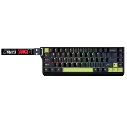 Fantech ATOM HE68 PRO MK922 68 Keys Magnetic Switch Bluetooth Wireless Gaming Keyboard – MORI Black | 6977052255167