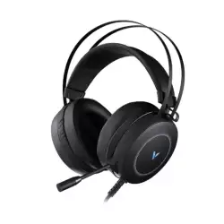 Rapoo VH160 Virtual 7.1 50mm USB Wired Gaming Headset – Black | 6940056199737