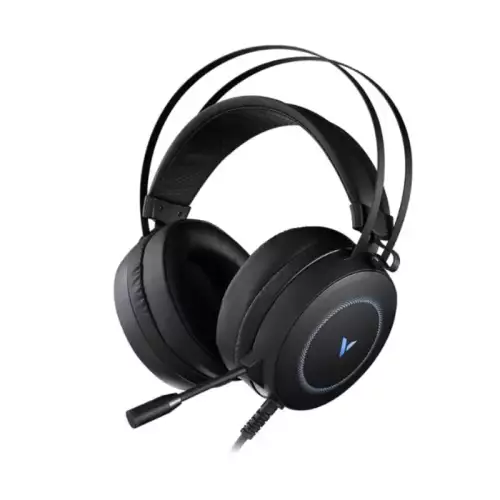 Rapoo VH160 Virtual 7.1 50mm USB Wired Gaming Headset – Black | 6940056199737