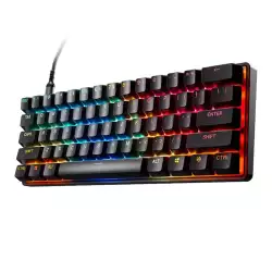 SteelSeries Apex Pro Mini Gen 3 HyperMagnetic Gaming Keyboard – OmniPoint 3.0, Rapid Trigger & PBT Keycaps – US QWERTY – Black | 64913 SteelSeries Apex Pro Mini Gen 3 HyperMagnetic Gaming Keyboard – OmniPoint 3.0, Rapid Trigger & PBT Keycaps – US QWERTY – Black | 64913