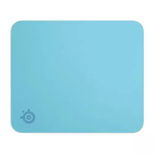 SteelSeries QcK Large Gaming Mousepad – Micro-Woven Cloth & Non-Slip Rubber Base – Aqua | 63462