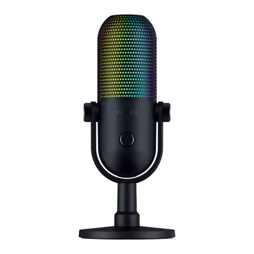 Razer Seiren V3 Chroma 32-Bit DSP USB Condenser Streaming Microphone – Black | RZ19-05990100-R3M1