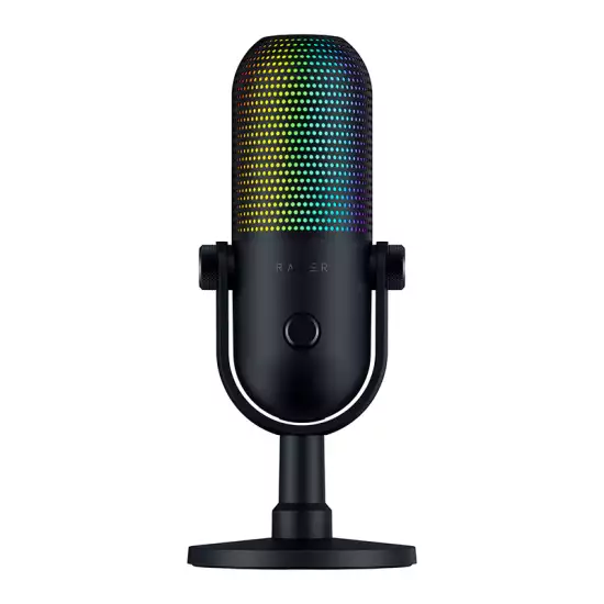 Razer Seiren V3 Chroma 32-Bit DSP USB Condenser Streaming Microphone – Black | RZ19-05990100-R3M1 Razer Seiren V3 Chroma 32-Bit DSP USB Condenser Streaming Microphone – Black | RZ19-05990100-R3M1