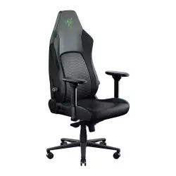 Razer Iskur V2 NewGen EPU Leather Adjustable Gaming Chair – Black / Green | RZ38-04900700-R3G1