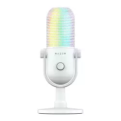 Razer Seiren V3 Chroma 32-Bit DSP USB Condenser Streaming Microphone – White | RZ19-05990200-R3M1