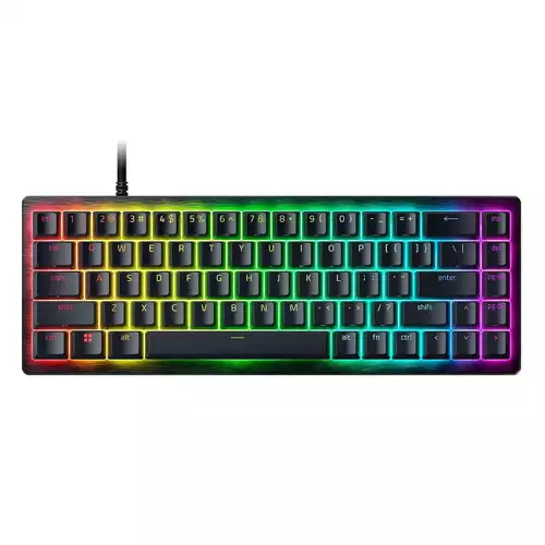 Razer Huntsman V3 HE Magnetic Mini 65% 8KHz Wired Gaming Keyboard – Arabic Layout - Black | RZ03-05930600-R391