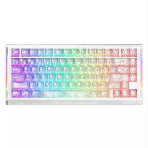ATTACK SHARK R86 HE Carbon Fiber Rapid Trigger Magnetic Gaming Keyboard –  Ice Ninja