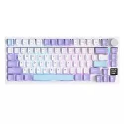 ATTACK SHARK X820 ULTRA Tri-Mode Gasket Mechanical Keyboard – Star White + Gift Switch