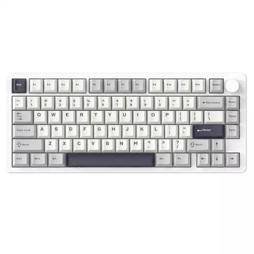 ATTACK SHARK X86 Full Aluminum Mechanical Gaming Keyboard – Starry White