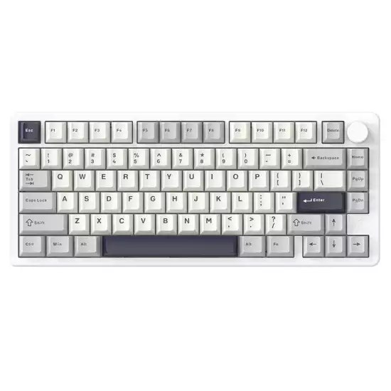 ATTACK SHARK X86 Full Aluminum Mechanical Gaming Keyboard – Starry White ATTACK SHARK X86 Full Aluminum Mechanical Gaming Keyboard – Starry White