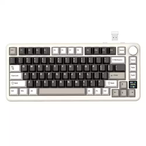 ATTACK SHARK X85 PRO Tri-Mode Gasket Mechanical Gaming Keyboard – Cheese