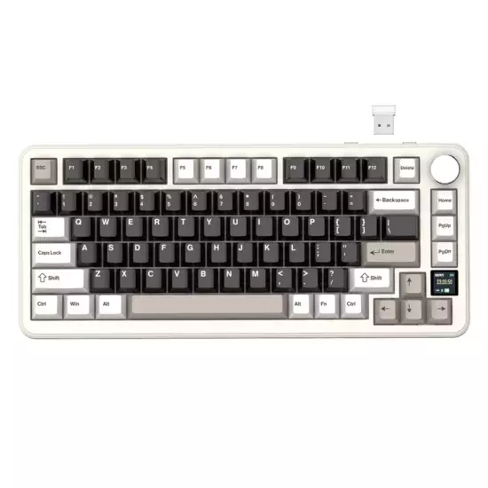 ATTACK SHARK X85 PRO Tri-Mode Gasket Mechanical Gaming Keyboard – Cheese ATTACK SHARK X85 PRO Tri-Mode Gasket Mechanical Gaming Keyboard – Cheese