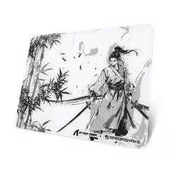 ATTACK SHARK CM05 Tempered Glass Gaming Mouse Pad – Black Warrior