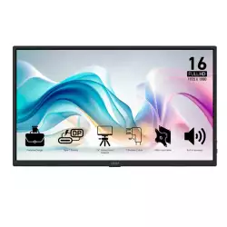 MSI PRO MP165 E6 15.6 Inch FHD 60Hz IPS USB-C Portable Monitor