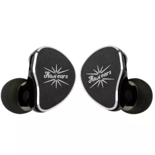 Kiwi Ears Belle Single DLC Dynamic Driver IEMs – 3.5mm with Microphone, Black | 6942445401940