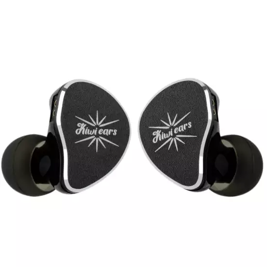 Kiwi Ears Belle Single DLC Dynamic Driver IEMs – 3.5mm with Microphone, Black | 6942445401940