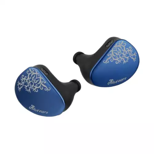 Kiwi Ears Cadenza II Titanium-Coated Dynamic Driver In-Ear Monitors – Blue | 6942445403074