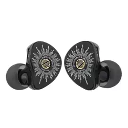 Kiwi Ears x B_Media Chorus Single DLC Dynamic Driver IEMs – 3.5mm with Microphone – Black | 6942445403791