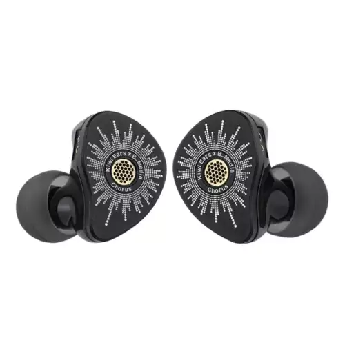 Kiwi Ears x B_Media Chorus Single DLC Dynamic Driver IEMs – 3.5mm with Microphone – Black | 6942445403791