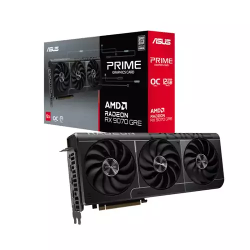 ASUS PRIME Radeon RX 9070 GRE OC Edition 12GB GDDR6 Graphics Card | 90YV0PP0-M0NA00