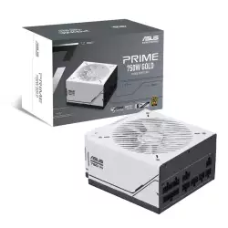 ASUS PRIME 750W Gold Fully Modular Power Supply – Black / White | 90YE00U1-B0NA00