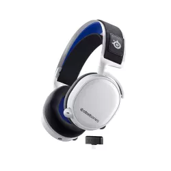 Steelseries Arctis 7P+ Wireless Gaming Headset - Lossless 2.4 Ghz - 30 Hour Battery Life - For Ps5, Ps4, Pc, Mac, Android And Switch - White Steelseries Arctis 7P+ Wireless Gaming Headset - Lossless 2.4 Ghz - 30 Hour Battery Life - For Ps5, Ps4, Pc, Mac, Android And Switch - White