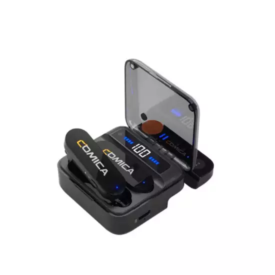 Comica Vimo S MI 2.4G Dual Channel Mini Wireless Microphone for IPhone