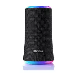 Anker Soundcore Flare 2 Bluetooth Speaker, with IPX7 Waterproof Protection and 360° Sound for Backyard and Beach Party, 20W Wireless Speaker with PartyCast, EQ Adjustment, and 12-Hour Playtime, Black