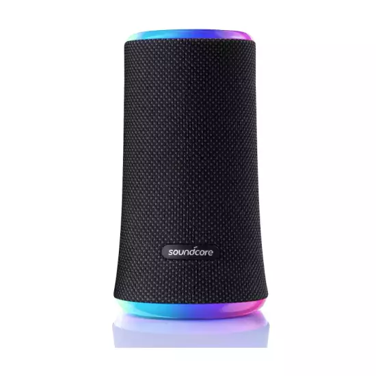 Anker Soundcore Flare 2 Bluetooth Speaker, with IPX7 Waterproof Protection and 360° Sound for Backyard and Beach Party, 20W Wireless Speaker with PartyCast, EQ Adjustment, and 12-Hour Playtime, Black Anker Soundcore Flare 2 Bluetooth Speaker, with IPX7 Waterproof Protection and 360° Sound for Backyard and Beach Party, 20W Wireless Speaker with PartyCast, EQ Adjustment, and 12-Hour Playtime, Black
