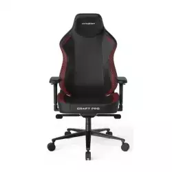 DXRacer Craft Pro Stripes-2 Gaming Chair, Alumnum Base, High-Density Memory Foam, Adjustble Memory/Recline, 4D Armrsts, Multi-fun Tilt, 2.36" Caster, Class 4 Hydraulics, Black -Red | CRA-PR032-N-H1