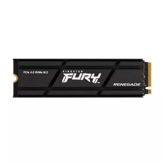 Kingston 1000GB FURY Renegade PCIe 4.0 NVMe SSD With Heatsink upto 7300/6000 MB/s Kingston 1000GB FURY Renegade PCIe 4.0 NVMe SSD With Heatsink upto 7300/6000 MB/s
