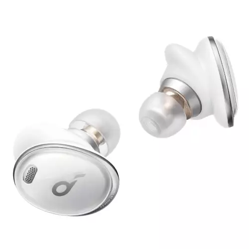 Soundcore by Anker Liberty 3 Pro Noise Cancelling Earbuds, True Wireless Earbuds with ACAA 2.0, HearID ANC, Fusion Comfort, Hi-Res Audio Wireless, 6 Mics for Calls, 32H Playtime Frost White