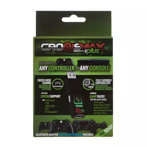 CronusMax Plus Cross Cover Gaming Adapter for PS4 PS3 Xbox One Xbox 360 Windows PC