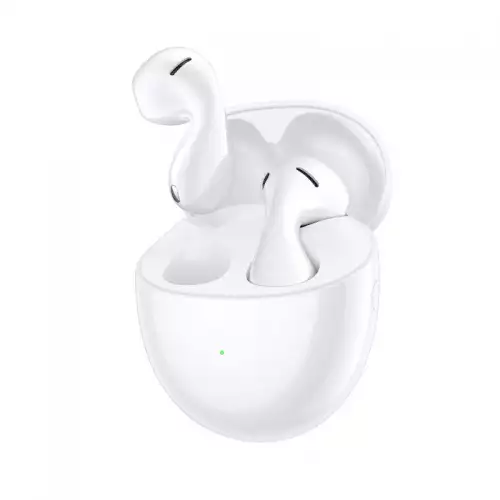 HUAWEI FreeBuds 5 Wireless Earphone, TWS Bluetooth Earbuds, Unique Design, Hi-Res sound, AI Call noise cancellation, Super charge, Long battery life, Dual device connection, Water resistance, White