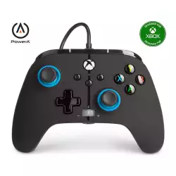 PowerA Enhanced Wired Controller for Xbox - Blue Hint, Gamepad, Wired Video Game Controller, Gaming Controller, Xbox Series X|S PowerA Enhanced Wired Controller for Xbox - Blue Hint, Gamepad, Wired Video Game Controller, Gaming Controller, Xbox Series X|S