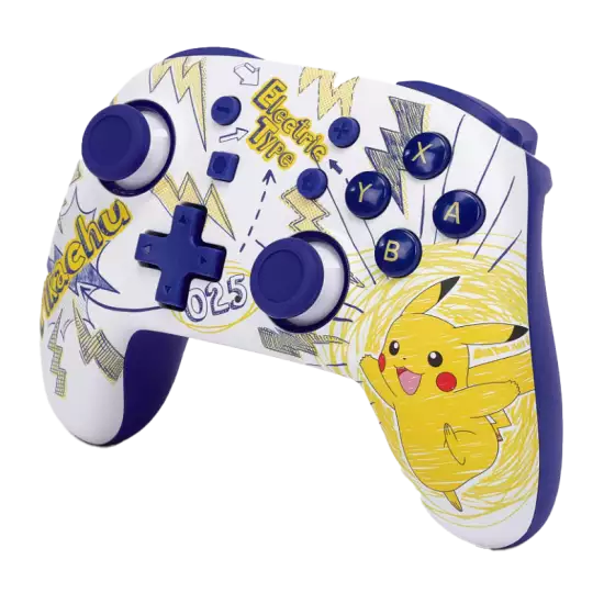 PowerA  Enhanced Wireless Controller - Pokemon Pikachu School Days Nintendo Switch