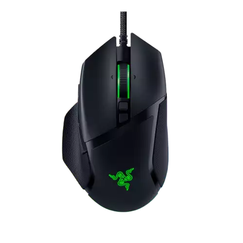 Razer Basilisk V3 Customizable Ergonomic Gaming Mouse: Fastest Mouse Switch - Chroma RGB Lighting 26K DPI Optical Sensor 11 Programmable Buttons HyperScroll Tilt Wheel Classic Black