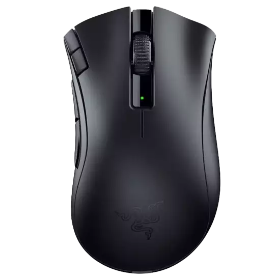 Razer DeathAdder V2 X HyperSpeed: Award-Winning Ergonomic Design - Ultra-Fast HyperSpeed Wireless - 235hr Battery Life - 7 Programmable Buttons - Gen 2 Mechanical Switches - 5G 14K DPI Optical Sensor (Open Sealed)