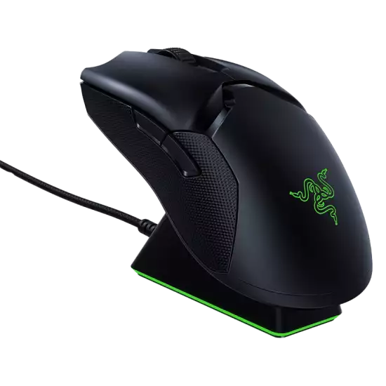 Razer Viper Ultimate Hyperspeed Lightweight Wireless Gaming Mouse & RGB Charging Dock: Fastest Gaming Mouse Switch - 20K DPI Optical Sensor - Chroma Lighting - 8 Programmable Buttons - 70 Hr Battery Razer Viper Ultimate Hyperspeed Lightweight Wireless Gaming Mouse & RGB Charging Dock: Fastest Gaming Mouse Switch - 20K DPI Optical Sensor - Chroma Lighting - 8 Programmable Buttons - 70 Hr Battery