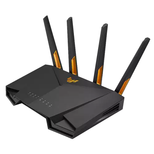 ASUS TUF Gaming AX3000 Dual Band WiFi 6 Extendable Gaming Router, Gaming Port, Mobile Game Mode, Port Forwarding, Subscription-free Network Security, Instant Guard, Built-in VPN, AiMesh Compatible (Used)