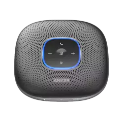 Anker PowerConf Bluetooth Speakerphone, 6 Mics, Enhanced Voice Pickup, 24H Call Time, Bluetooth 5, USB C, Zoom Certified Bluetooth Conference Speaker, Compatible with Leading Platforms For Home Office