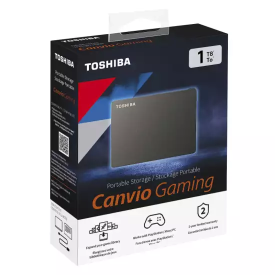 TOSHIBA Canvio Gaming 1TB Black TOSHIBA Canvio Gaming 1TB Black