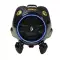 GravaStar Outdoor Bluetooth Speaker with Subwoofer, Portable Party Speaker for iPhone, Laptop, IPX5 Waterproof, Stereo Dual Pairing, 6 Lights, 10H Playtime, Venus Series (Shadow Black)