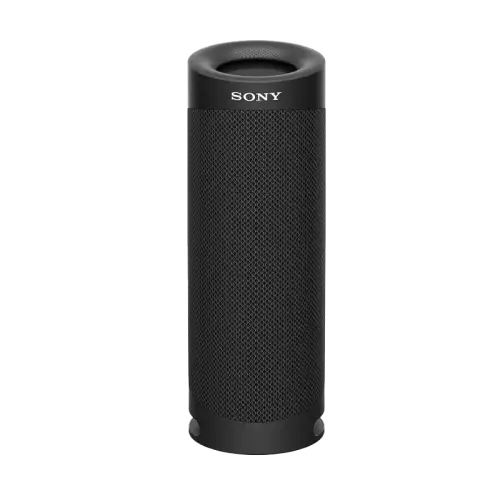 Sony SRS-XB23 Wireless Extra Bass Bluetooth Speaker with 12 Hours Battery Life, Party Connect, Waterproof, Dustproof, Rustproof, Mic, Loud Audio for Phone Calls (Black), Compact