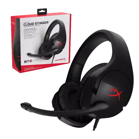 HyperX Cloud Stinger - Gaming Headset - Comfortable HyperX Signature Memory Foam HyperX Cloud Stinger - Gaming Headset - Comfortable HyperX Signature Memory Foam