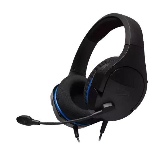 HyperX Cloud Stinger Core - Gaming Headset for PlayStation 4 and PlayStation 5, Over-Ear Wired Headset with Mic, Passive Noise Cancelling, Immersive In-Game Audio, In-Line Audio Control, Black