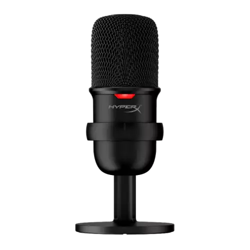 HyperX SoloCast – USB Condenser Gaming Microphone, for PC, PS4, and Mac, Tap-to-Mute Sensor, Cardioid Polar Pattern, Gaming, Streaming, Podcasts, Twitch, YouTube, Discord, Black